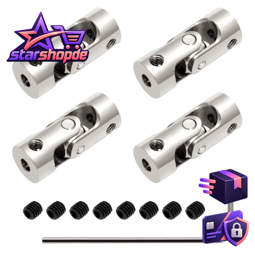 Metallwellenkupplung 3mm 4er